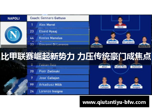 比甲联赛崛起新势力 力压传统豪门成焦点